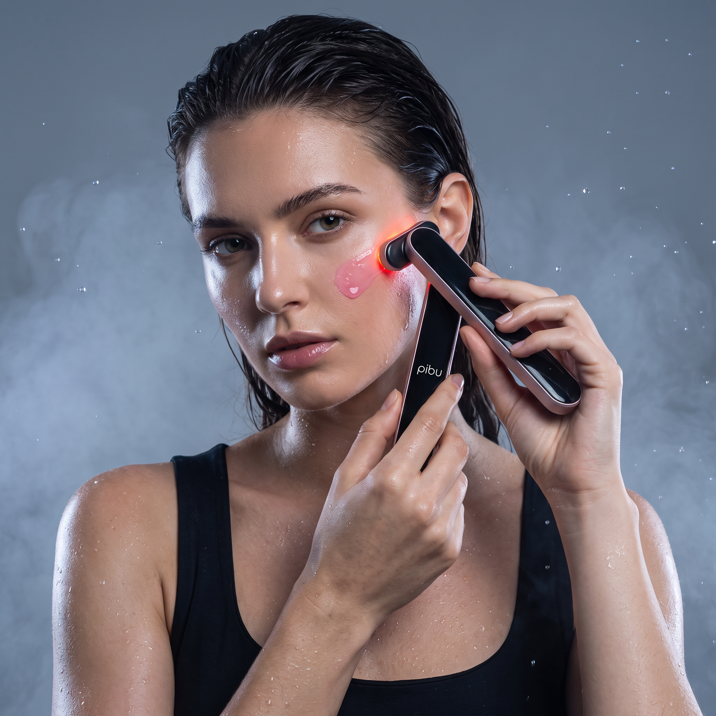 PIBU Glow Wand Red Light Therapy LED Facial Device