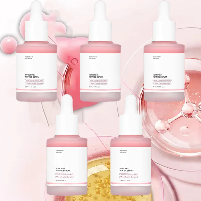 PIBU Peptide Glow Serum bottle detail with 30ml capacity