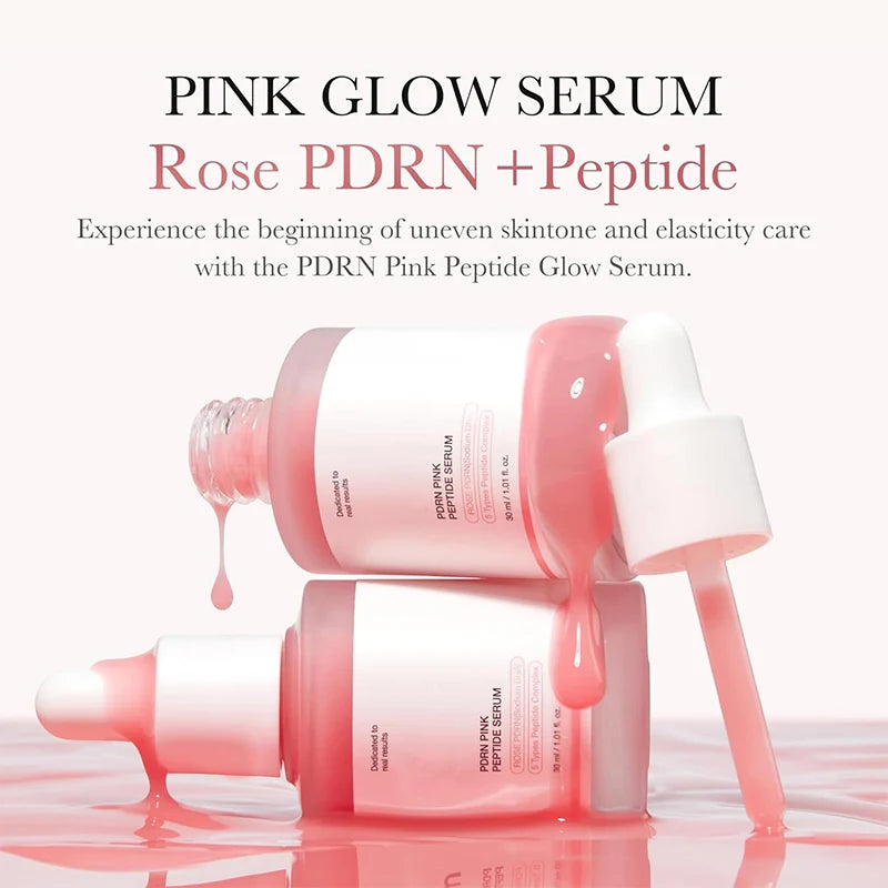 PIBU Peptide Glow Serum key ingredients: multi-peptide complex, hydrolysed collagen and hyaluronic acid