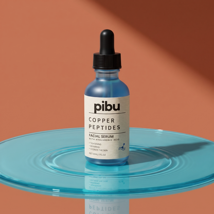 PIBU Copper Peptide Facial Serum with GHK-Cu and Hyaluronic Acid 30ml