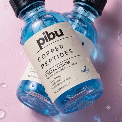 PIBU Copper Peptide Facial Serum with GHK-Cu and Hyaluronic Acid 30ml
